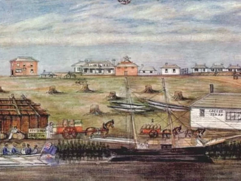 1799-Wilbraham Liardet - Arrivati a Melbourne